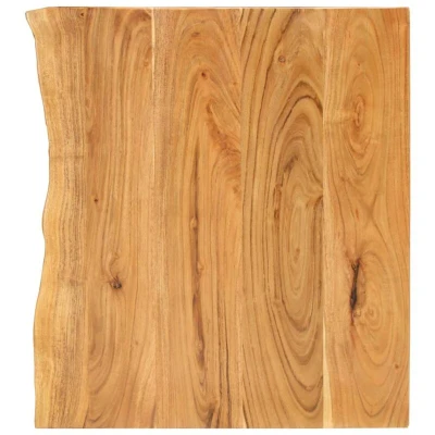 Image of vidaXL Bathroom Vanity Top Solid Acacia Wood 58x52x3.8 cm