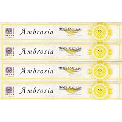 Image of Berk HS 100 P4 12 Incense Sticks 4x, 8x, or 12x Ambrosia (4 Packs)
