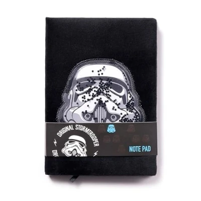 Image of Puckator The Original Stormtrooper Plush Fluffies A5 Notebook School Teacher Student Homework Study Planner Notepad Collage University Essentials Journals Planners Jotter Uni Gifts Stationery