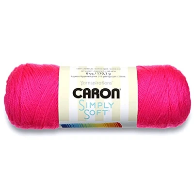 Image of Caron Simply Soft, Neon Pink, 170.1g