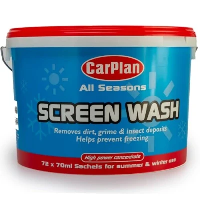 Image of CarPlan SCL072 Screenwash Sachet Bucket of 72