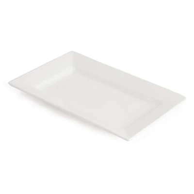 Image of Olympia Lumina Wide Rim Rectangular Plate 257x155mm 10x6&quot; (Box 4)