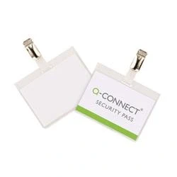 Image of Q Connect Security Badge 60x90mm (Pack of 25) Ref KF01562