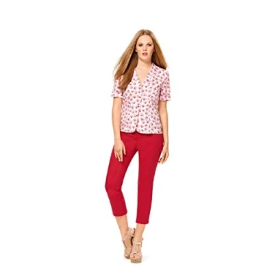 Image of Burda Sewing Pattern 6533 Women&#039;s Blouse 8 20