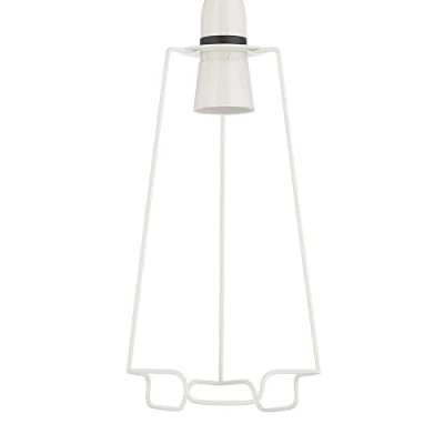 Image of Litecraft Light Shade Carrier 13 cm Easy Fit Lampshade Fitting White