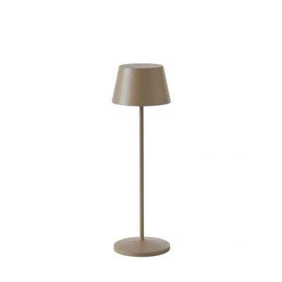 Image of LOOM DESIGN LED rechargeable patio lamp Modi grey beige 36cm CCT