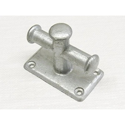 Image of 140MM Galvanised Bollard Cleat Deck Boat Rope Marine
