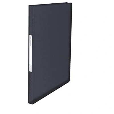 Image of Esselte A4 Display Book, 80 Pockets, 160 Sheet Capacity, Transparent VIVIDA Black, Range, 624006