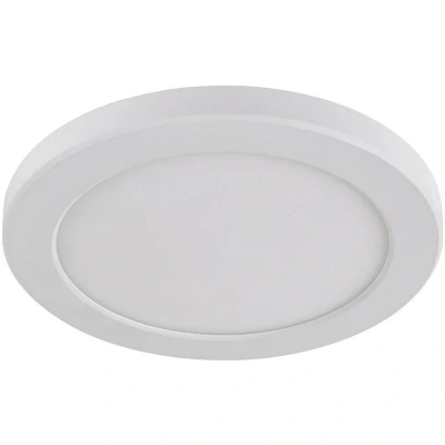 Image of Saxby Stratusdisc Adjustable CCT IP44 18W Surface Mounted Downlight Matt White Textured