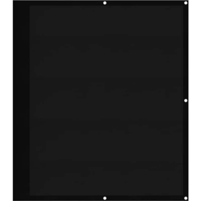 Image of vidaXL Balcony Screen Black 120x800 cm 100% Polyester Oxford