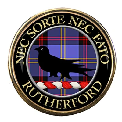 Image of Rutherford Scottish Clan Pin Badge