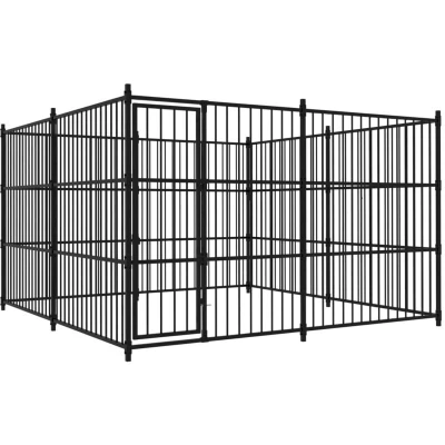 Image of vidaXL Outdoor Dog Kennel 300x300x185 cm