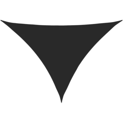 Image of vidaXL Sunshade Sail Oxford Fabric Triangular 3x4x4 m Black