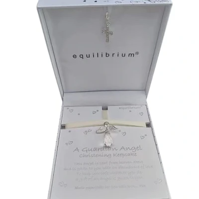 Image of Equilibrium Guardian Angel Christening Keepsake