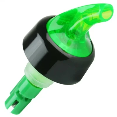 Image of bar@drinkstuff Exacto Pourer Green 35ml Pack of 12 Pours a Measure Speed Pourer, Posi Spirit