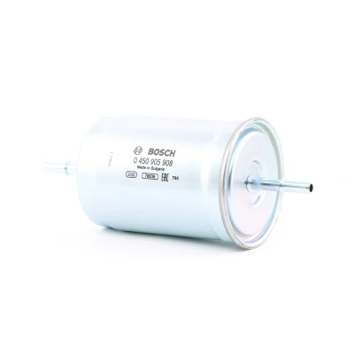 Image of 30817997 Fuel Filter BOSCH 0 450 905 908 In Line 8mm VOLVO: V70 2, S60 I, XC70 I Cross Country