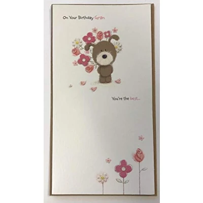 Image of Happy Birthday Gran, (Woof) Greetings Card