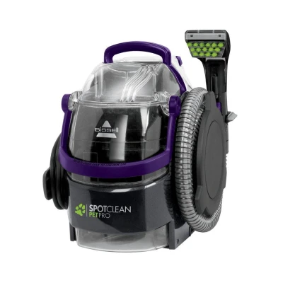 Image of BISSELL SpotClean Pet Pro 750W Portable Carpet Cleaner Removes Spills, Stains and Messes includes Stain Trapper Tool Cleans Carpets, Upholstery &amp; Car 15588 2.8L Black/Purple