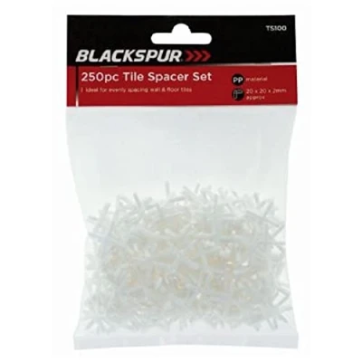 Image of 250 Pack Tile Spacers Set Tiling Kitchen Bathroom Home DIY Essentials Trade