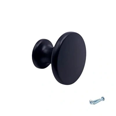 Image of M4TEC Interior Kitchen Cabinet Door Knobs Cupboards Drawers Bedroom Furniture Pull Handles Black. VD4 Series: 36 mm