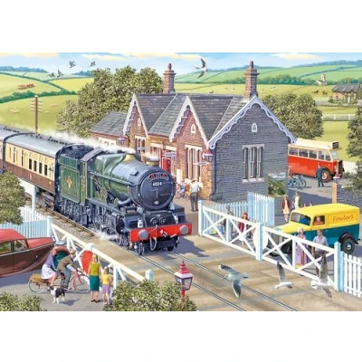 Image of Otter House Gift Jigsaw Puzzle 1000 Piece Village Station