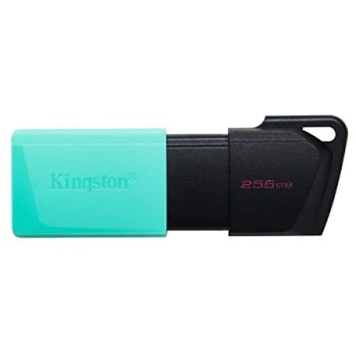 Image of Kingston DataTraveler Exodia M USB 3.2 Gen 1 DTXM/256GB with Moving Cap (Black + Teal)