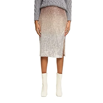 Image of ESPRIT Women&#039;s 112eo1d302 Skirt, 275/Dusty Nude, S