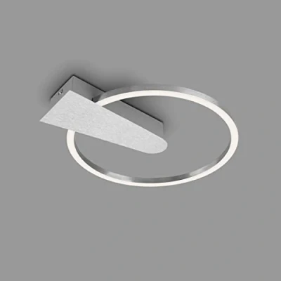 Image of Briloner Nico LED ceiling light, 3,000 K, round, chrome