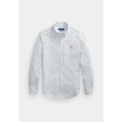 Image of Polo Ralph Lauren SLIM FIT Oxford Shirt Shirt, Men&#039;s, Size: Small, Blue/white