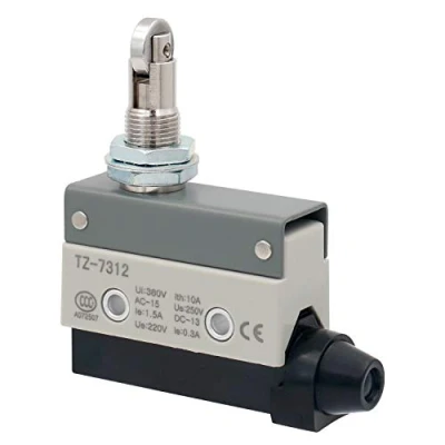 Image of Heschen Horizontal limit switch TZ 7312 momentray cross roller plunger actuator AC 380V 10A single pole