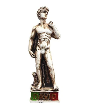 Image of 3D David statue Florence Italy Travel Souvenir Fridge Magnet,Home &amp; kitchen Decoration Magnetic Sticke Firenze Refrigerator Magnet Collection
