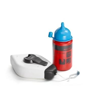 Image of Hultafors chalk line set 30 metres incl. 100g blue I 1mm thick For indoor &amp; outdoor use Water wind resistant colour 660103