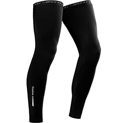 Image of GripGrab Classic Thermal Winter Cycling Leg Warmers Anti Slip Warm Fleece Lined Autumn Road MTB Gravel Bike Sleeves