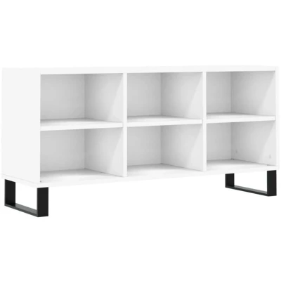 Image of TV Cabinet White 103.5x30x50 cm Engineered Wood vidaXL