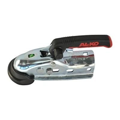 Image of AL KO AK 161 50 mm Braked Trailer Tow Hitch, 1.7 kg, for Trailers up to 1600 Steel, Galvanized, Including Soft Dock