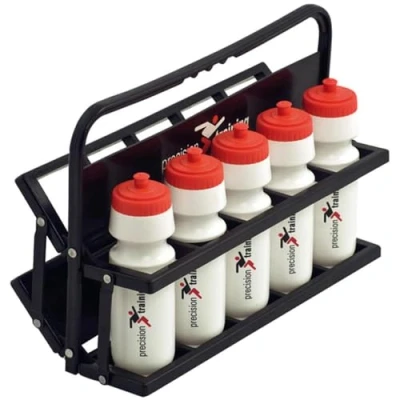 Image of Loops FOLDING Sports Water Bottle Carrier Holder HOLDS 10 BOTTLES Football Team