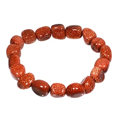 Image of CrystalAge Red Goldstone Bracelet &#039;Prosperity&#039;