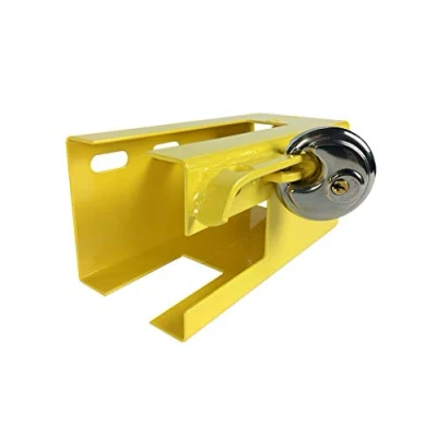 Image of Hyfive Trailer Hitch Lock Caravan Universal Security Pad Steel