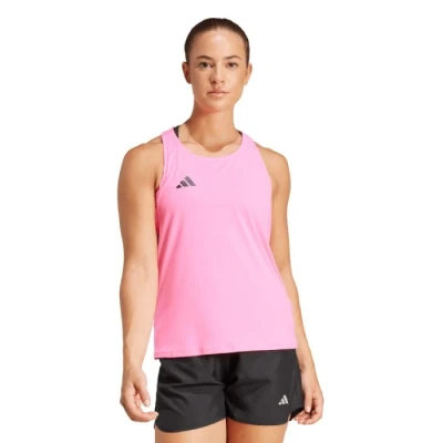 Image of adidas Performance Adizero TANK Top, Women&#039;s, Size: Medium, Lucid pink
