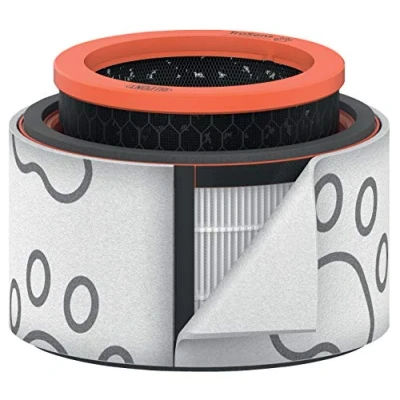 Image of Leitz Trusens Pet 3 in 1 HEPA Filter Drum, Washable Prefilter, Filter, Carbon For Z 1000 Air Purifier, Captures Odours, Dander, Hair, Odours and VOCs, 2415127
