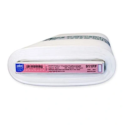 Image of Pellon Fusible Featherweight Interfacing White 20&quot; X10yd, Polyester, Rayon