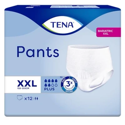 Image of TENA Pants Bariatric Plus XXL 4 Packs of 12 Incontinence