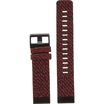 Image of Garmin QuickFit® 22 Nylon Strap Heathered Red, One Size, Ideal for Running &amp; Active Lifestyles