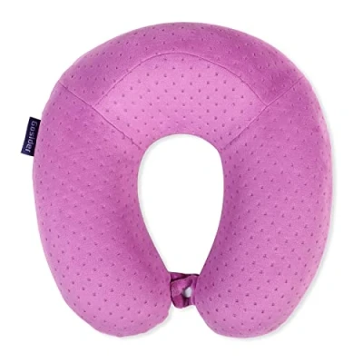 Image of Gosider Neck Pillow Travel Comfortable for Purple U Shape Memory Foam Breathable Head and Support, Portable