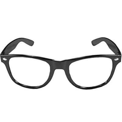 Image of Folat 61680 Glasses Metallic Black, Standard Size