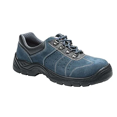 Image of Portwest Steelite Perforated Trainer S1P, Size: 36, Colour: Blue, FW02BLU36