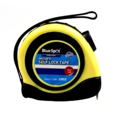 Image of Blue Spot Tools 5M (16FT) Soft Grip Self Lock Tape Measure