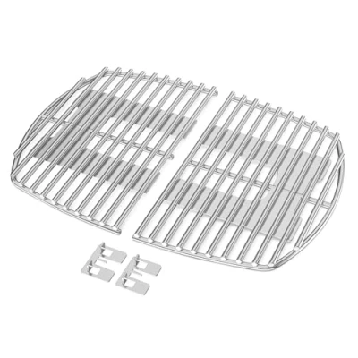 Image of onlyfire Stainless Steel Cooking Grate, Grill Grid Grate,Barbecue fits Weber Q1000 Q1200 Q1400 Grills