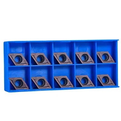 Image of 10Pcs CNC Carbide Blade,DCMT11T304 VP15TF Turning Inserts,CNC Tips Inserts Blade Cutter,for Lathe Tool