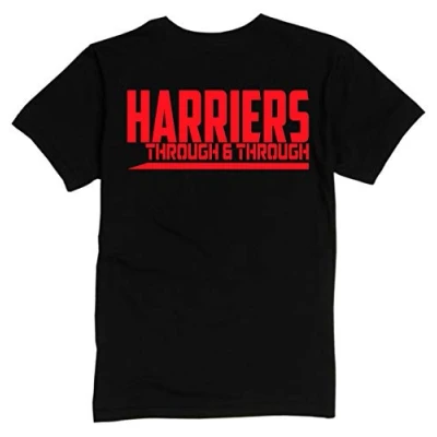 Image of Kidderminster Harriers Through &amp; Premium Mens Tee Shirt Large Black